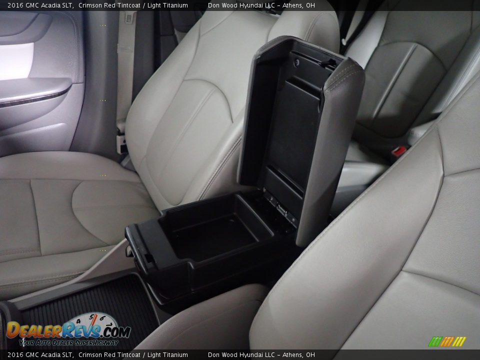 2016 GMC Acadia SLT Crimson Red Tintcoat / Light Titanium Photo #35