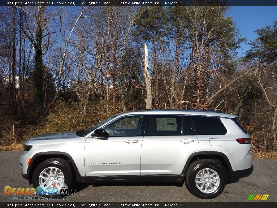 2021 Jeep Grand Cherokee L Laredo 4x4 Silver Zynith / Black Photo #1