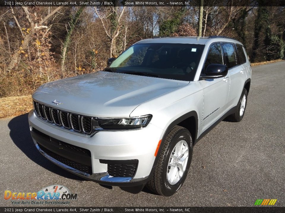 2021 Jeep Grand Cherokee L Laredo 4x4 Silver Zynith / Black Photo #2