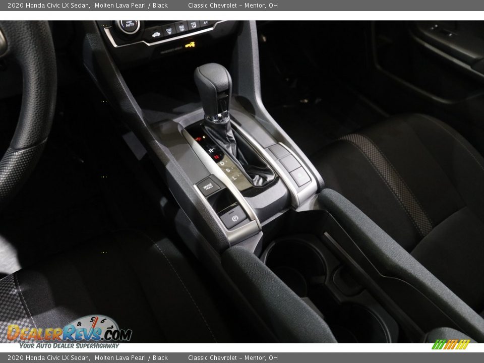 2020 Honda Civic LX Sedan Molten Lava Pearl / Black Photo #11