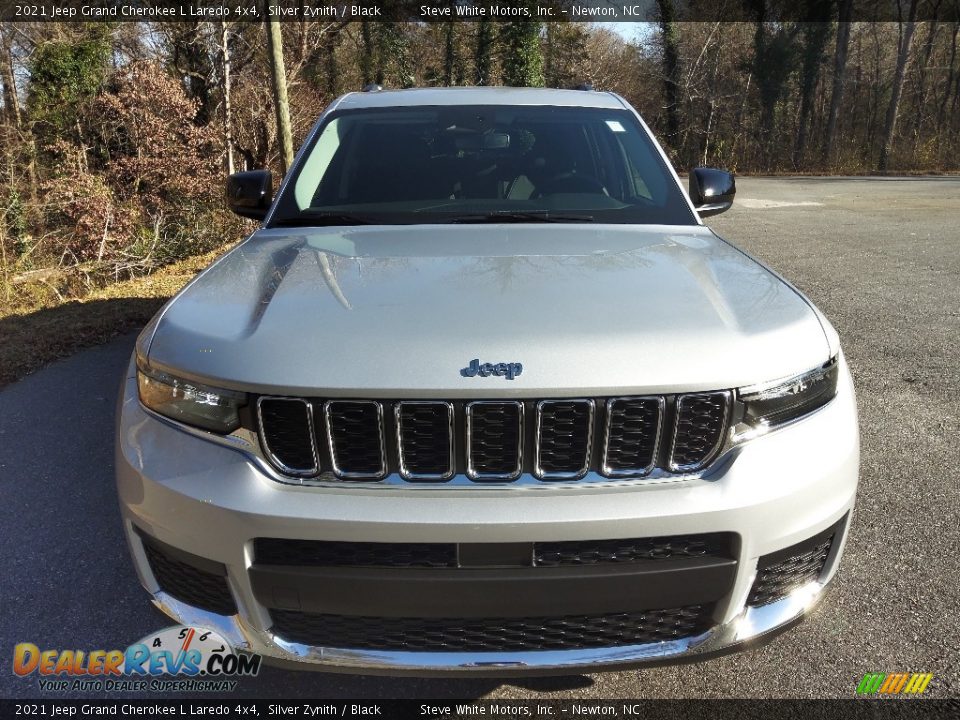 2021 Jeep Grand Cherokee L Laredo 4x4 Silver Zynith / Black Photo #3