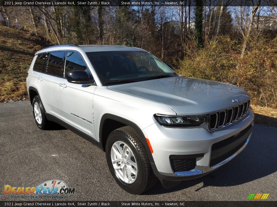 2021 Jeep Grand Cherokee L Laredo 4x4 Silver Zynith / Black Photo #4