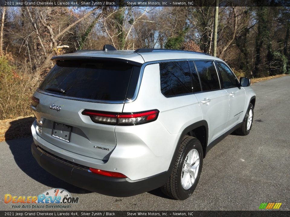 2021 Jeep Grand Cherokee L Laredo 4x4 Silver Zynith / Black Photo #6