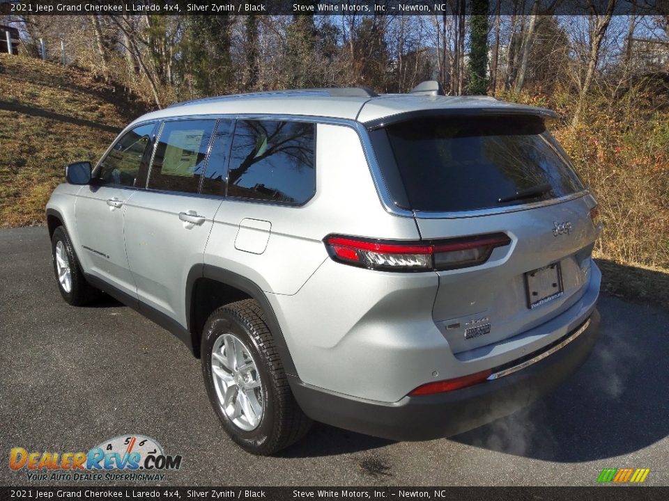 2021 Jeep Grand Cherokee L Laredo 4x4 Silver Zynith / Black Photo #8