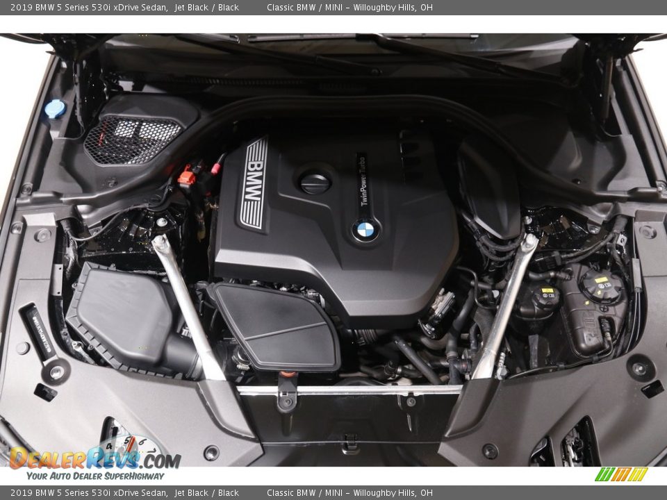 2019 BMW 5 Series 530i xDrive Sedan Jet Black / Black Photo #22