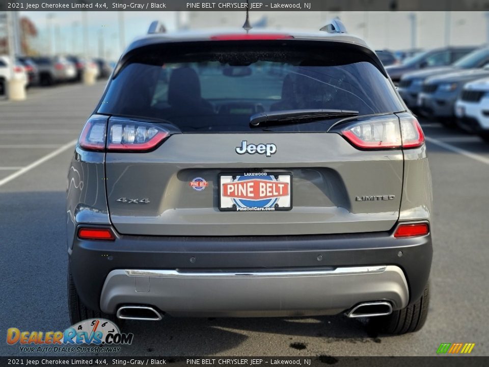 2021 Jeep Cherokee Limited 4x4 Sting-Gray / Black Photo #9