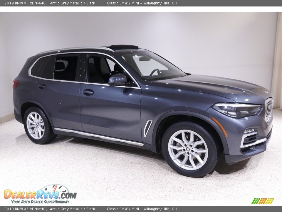 2019 BMW X5 xDrive40i Arctic Grey Metallic / Black Photo #1