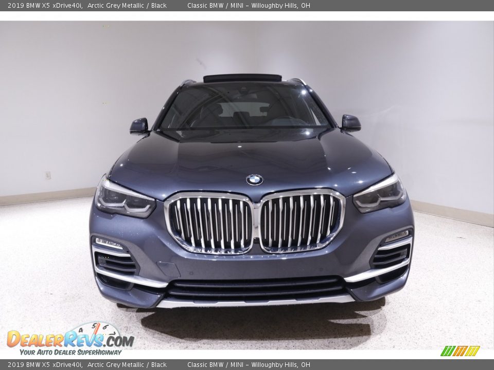 2019 BMW X5 xDrive40i Arctic Grey Metallic / Black Photo #2