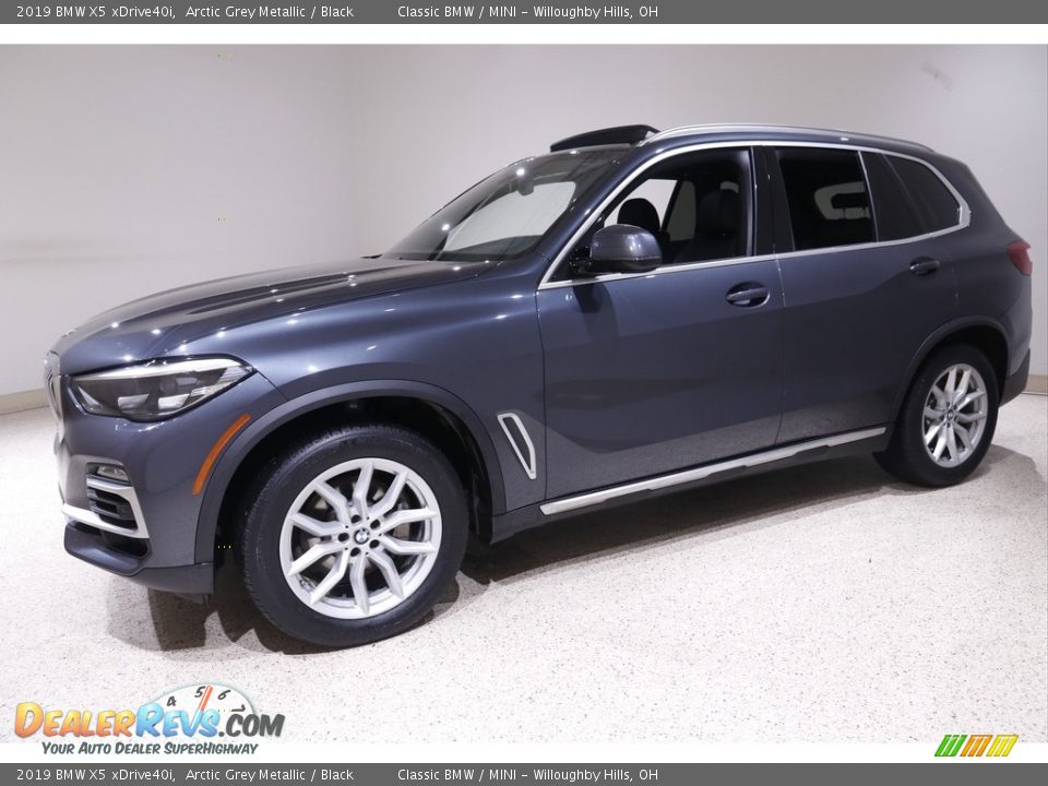 2019 BMW X5 xDrive40i Arctic Grey Metallic / Black Photo #3