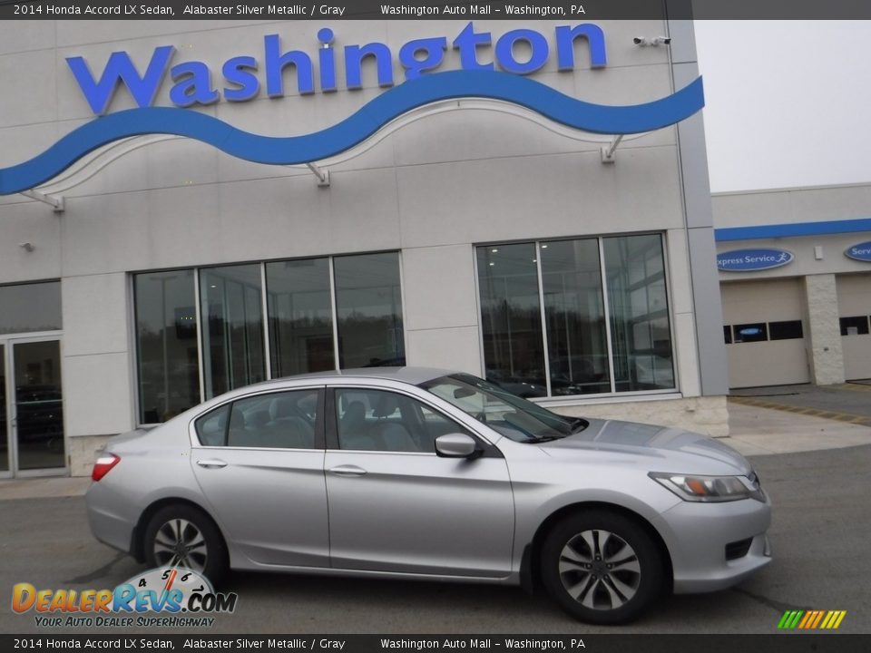 2014 Honda Accord LX Sedan Alabaster Silver Metallic / Gray Photo #2