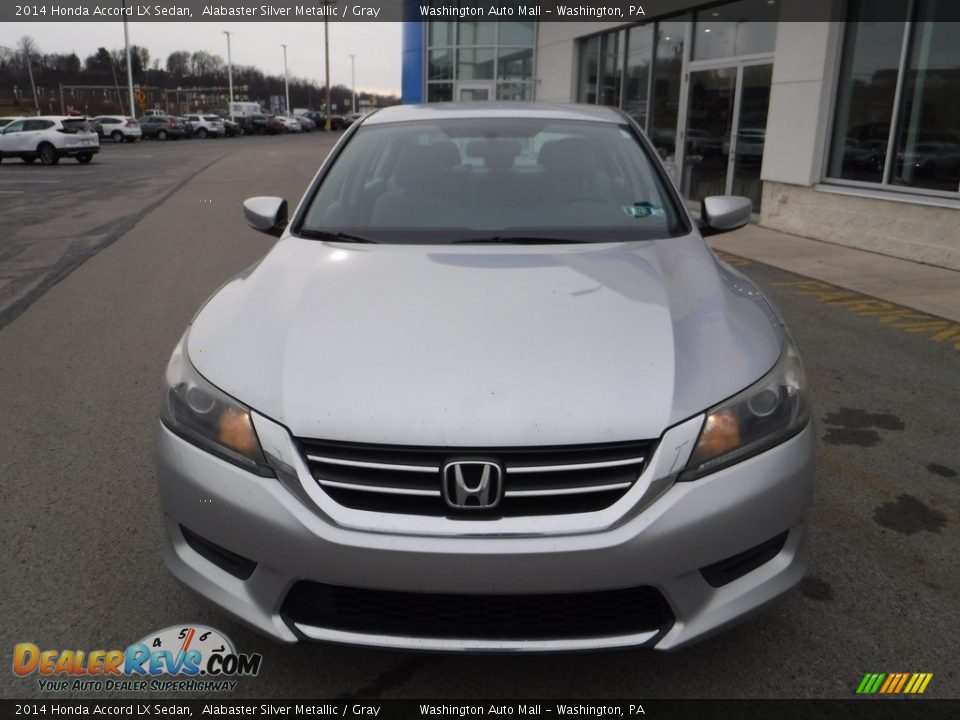 2014 Honda Accord LX Sedan Alabaster Silver Metallic / Gray Photo #3