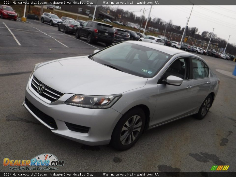 2014 Honda Accord LX Sedan Alabaster Silver Metallic / Gray Photo #4