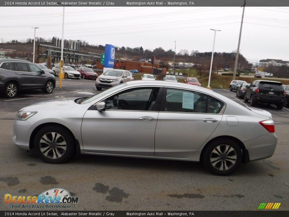 2014 Honda Accord LX Sedan Alabaster Silver Metallic / Gray Photo #5