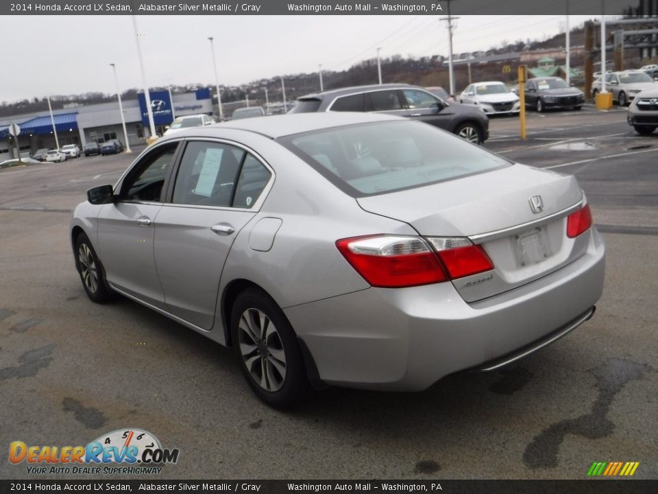 2014 Honda Accord LX Sedan Alabaster Silver Metallic / Gray Photo #6