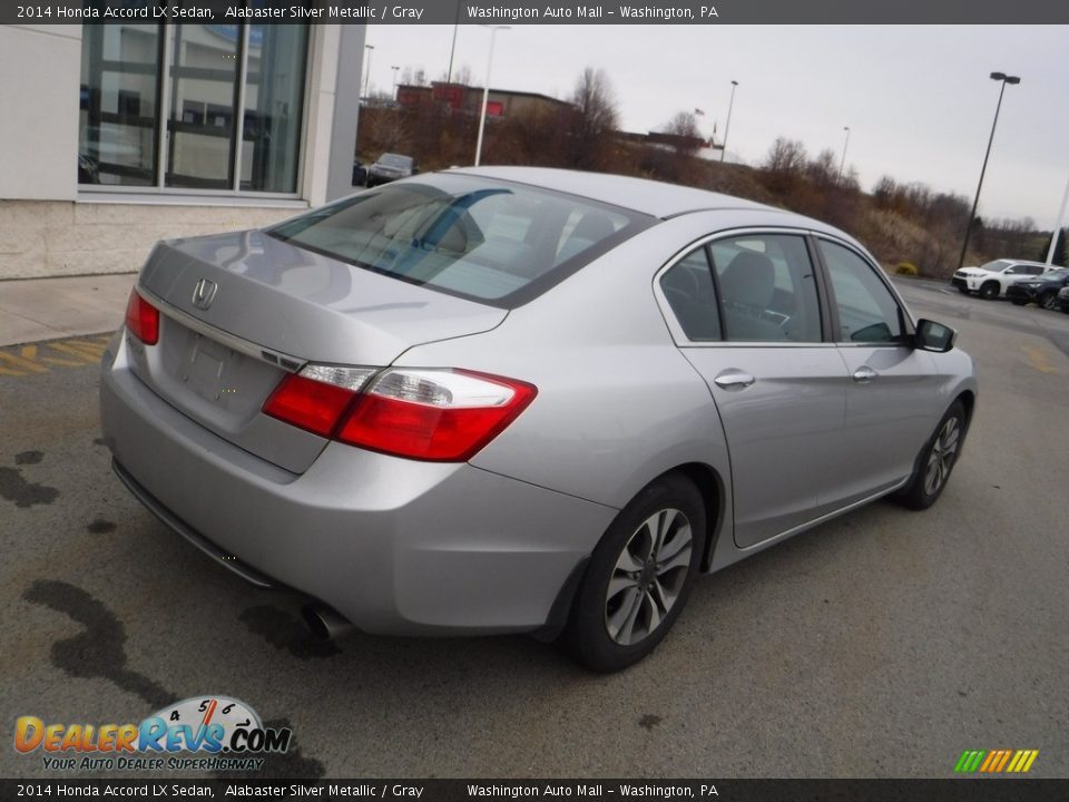 2014 Honda Accord LX Sedan Alabaster Silver Metallic / Gray Photo #8