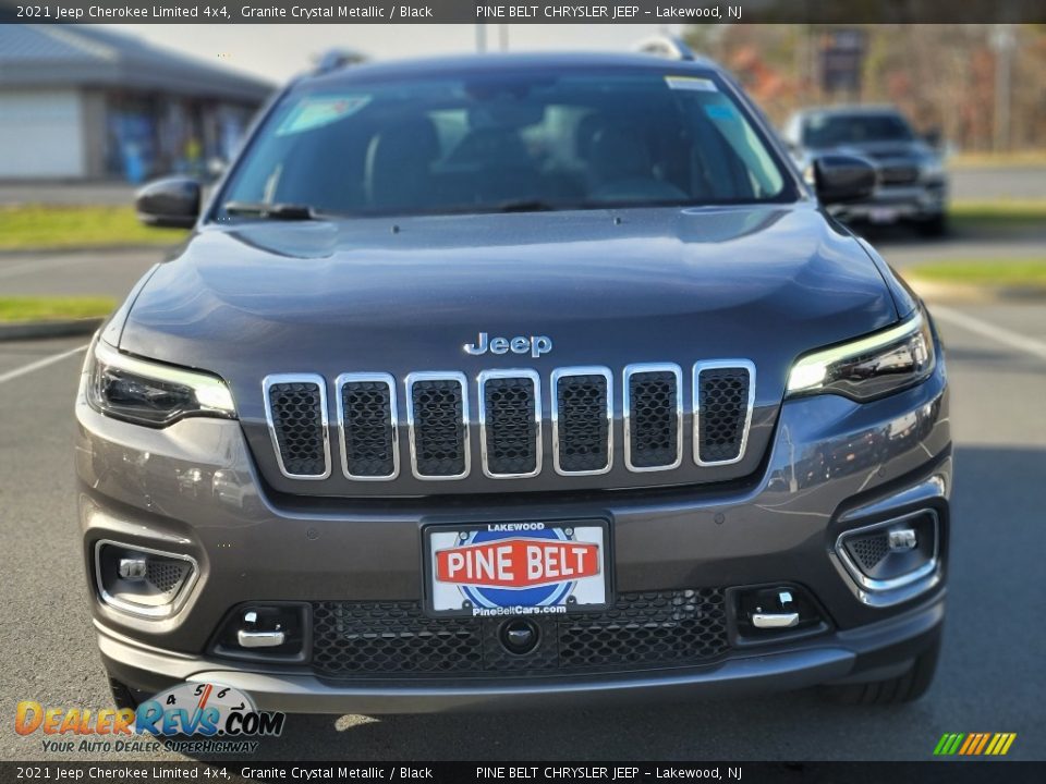 2021 Jeep Cherokee Limited 4x4 Granite Crystal Metallic / Black Photo #3