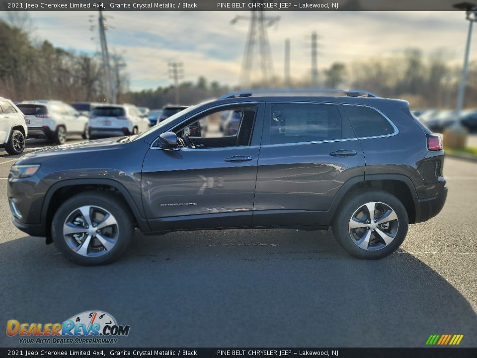 2021 Jeep Cherokee Limited 4x4 Granite Crystal Metallic / Black Photo #7