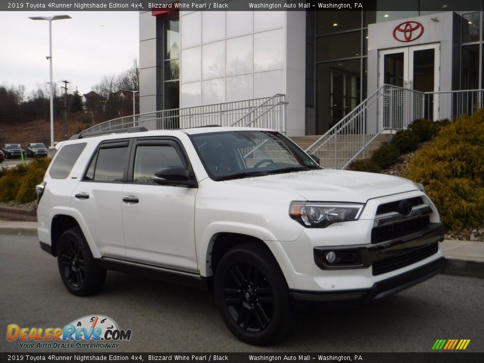 2019 Toyota 4Runner Nightshade Edition 4x4 Blizzard White Pearl / Black Photo #1