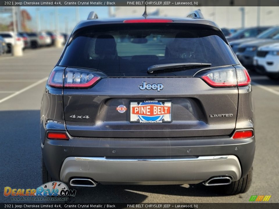 2021 Jeep Cherokee Limited 4x4 Granite Crystal Metallic / Black Photo #9