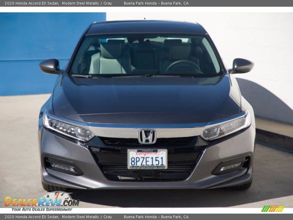 2020 Honda Accord EX Sedan Modern Steel Metallic / Gray Photo #7
