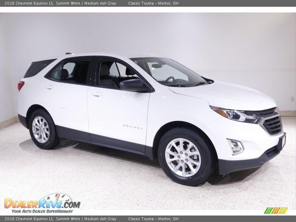 2018 Chevrolet Equinox LS Summit White / Medium Ash Gray Photo #1