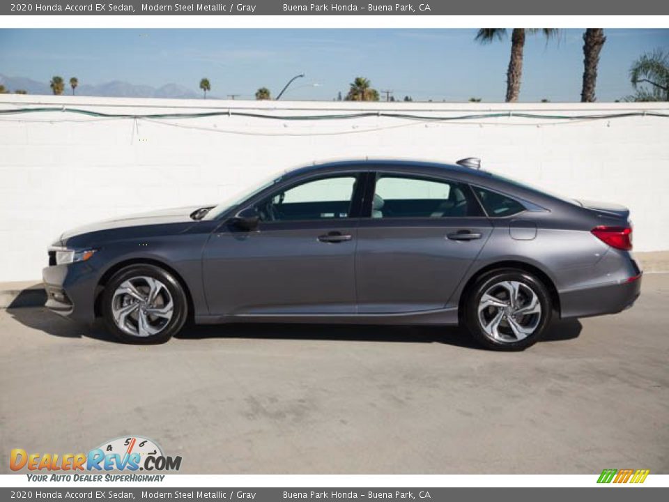 2020 Honda Accord EX Sedan Modern Steel Metallic / Gray Photo #8