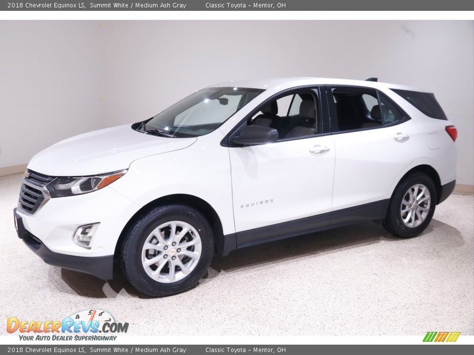 2018 Chevrolet Equinox LS Summit White / Medium Ash Gray Photo #3