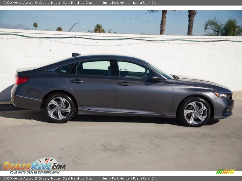 2020 Honda Accord EX Sedan Modern Steel Metallic / Gray Photo #12