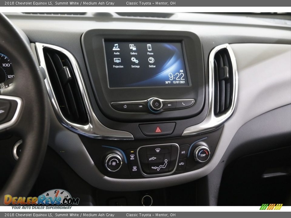 2018 Chevrolet Equinox LS Summit White / Medium Ash Gray Photo #9