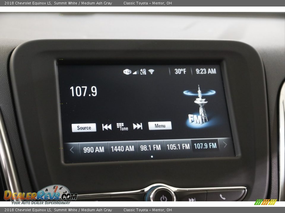 2018 Chevrolet Equinox LS Summit White / Medium Ash Gray Photo #10