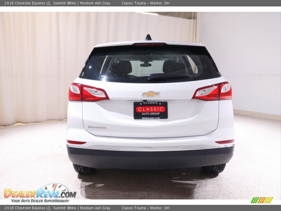 2018 Chevrolet Equinox LS Summit White / Medium Ash Gray Photo #16