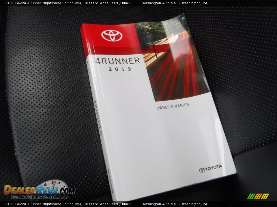 2019 Toyota 4Runner Nightshade Edition 4x4 Blizzard White Pearl / Black Photo #30