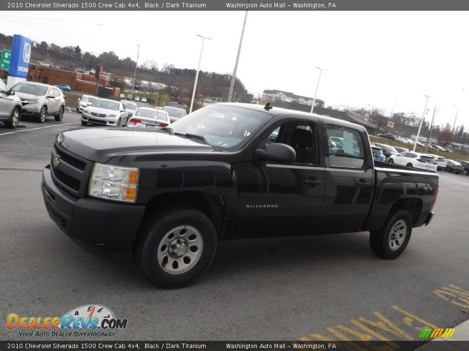 2010 Chevrolet Silverado 1500 Crew Cab 4x4 Black / Dark Titanium Photo #5