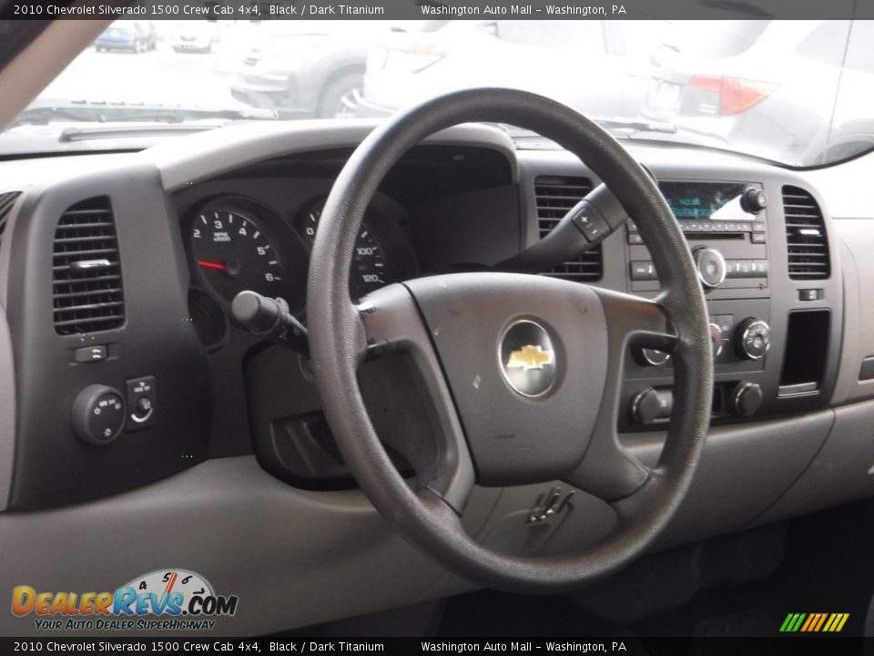 2010 Chevrolet Silverado 1500 Crew Cab 4x4 Steering Wheel Photo #10