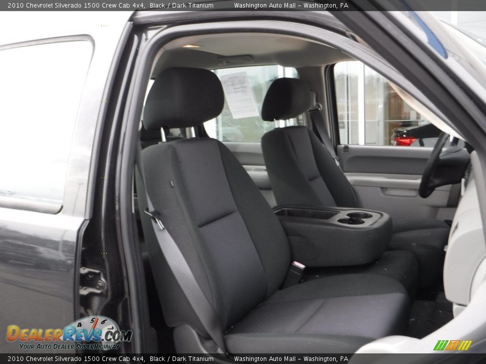 Front Seat of 2010 Chevrolet Silverado 1500 Crew Cab 4x4 Photo #11