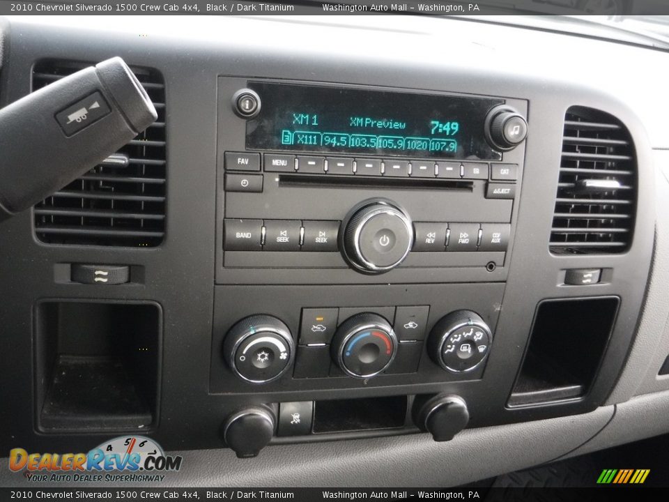 Controls of 2010 Chevrolet Silverado 1500 Crew Cab 4x4 Photo #16