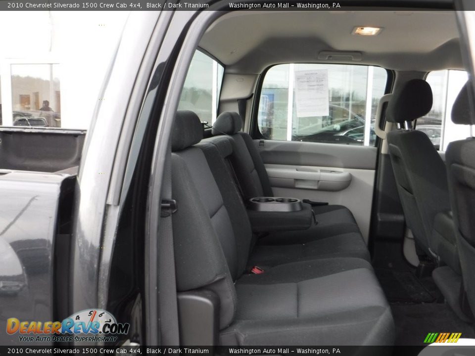 Rear Seat of 2010 Chevrolet Silverado 1500 Crew Cab 4x4 Photo #18