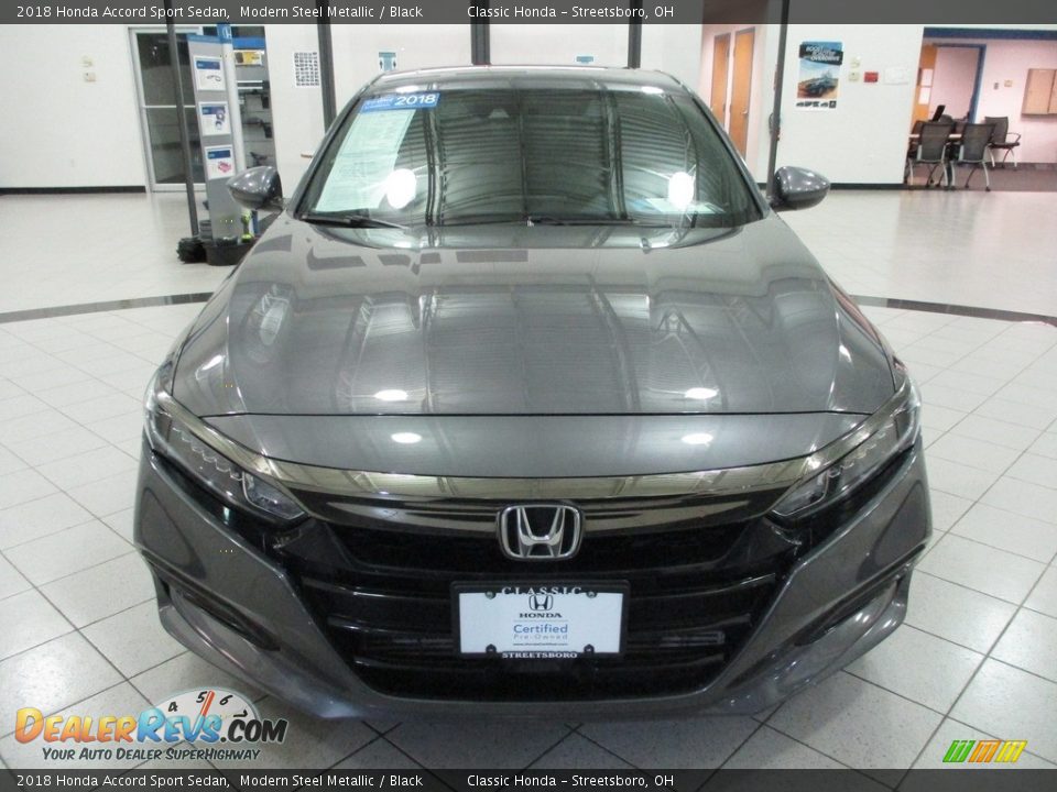 2018 Honda Accord Sport Sedan Modern Steel Metallic / Black Photo #2