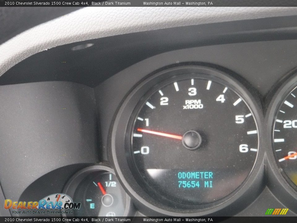 2010 Chevrolet Silverado 1500 Crew Cab 4x4 Black / Dark Titanium Photo #23