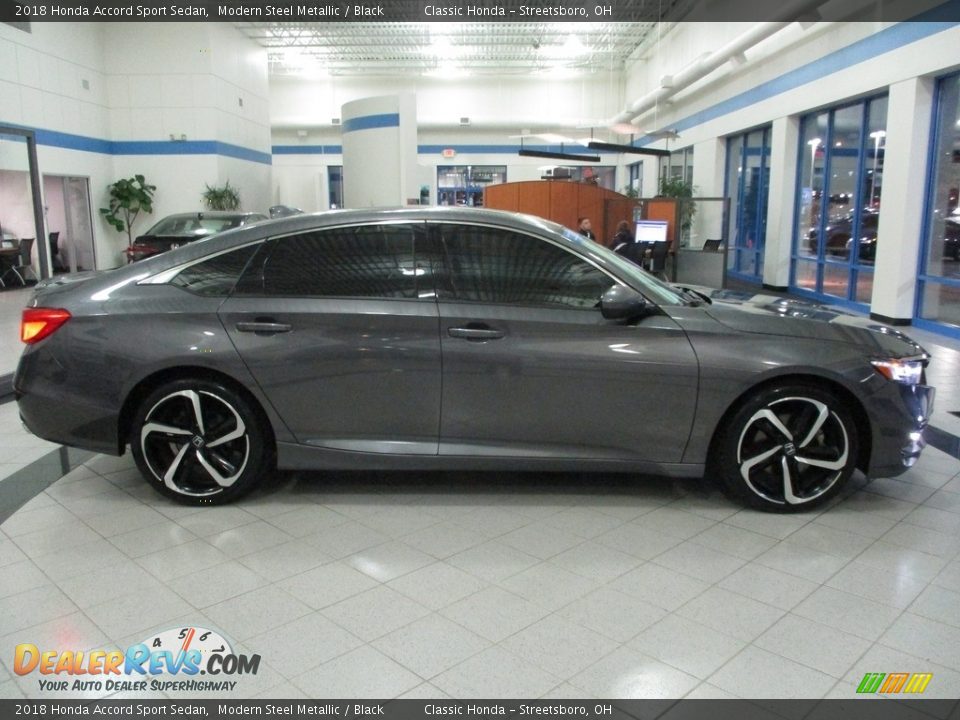 2018 Honda Accord Sport Sedan Modern Steel Metallic / Black Photo #4