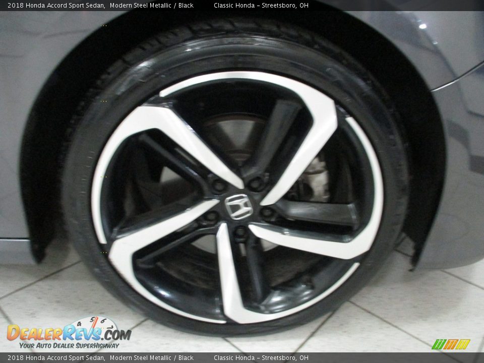 2018 Honda Accord Sport Sedan Modern Steel Metallic / Black Photo #5