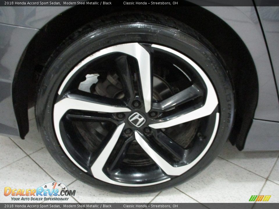 2018 Honda Accord Sport Sedan Modern Steel Metallic / Black Photo #6