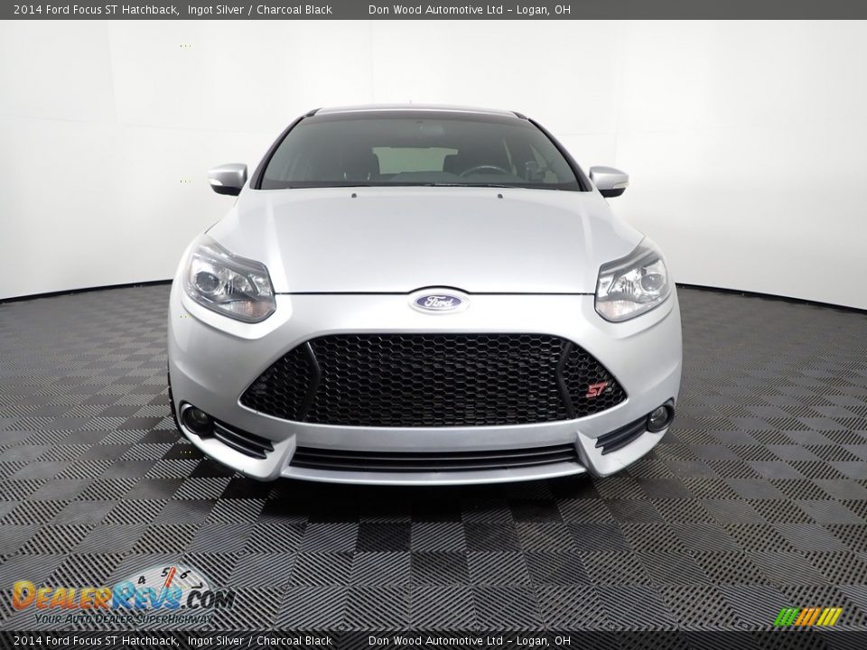 2014 Ford Focus ST Hatchback Ingot Silver / Charcoal Black Photo #3