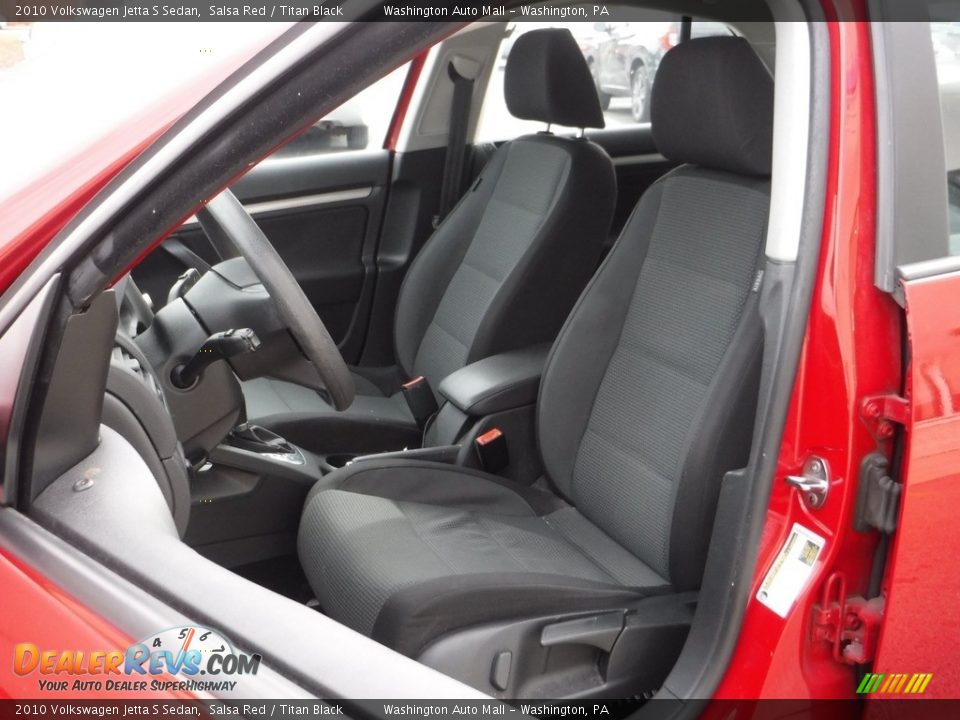 2010 Volkswagen Jetta S Sedan Salsa Red / Titan Black Photo #10