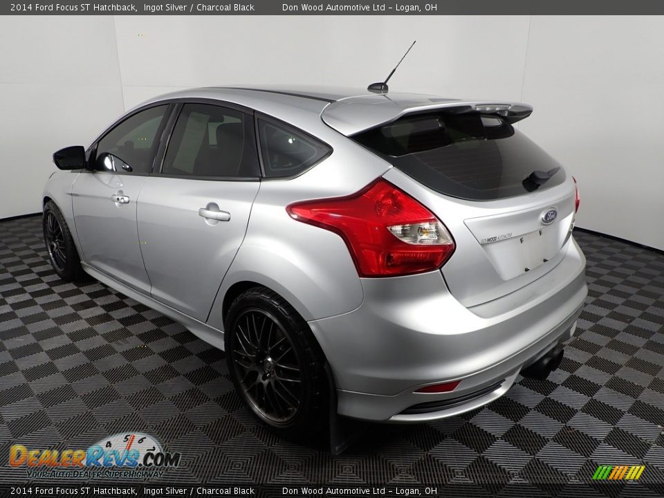 2014 Ford Focus ST Hatchback Ingot Silver / Charcoal Black Photo #9