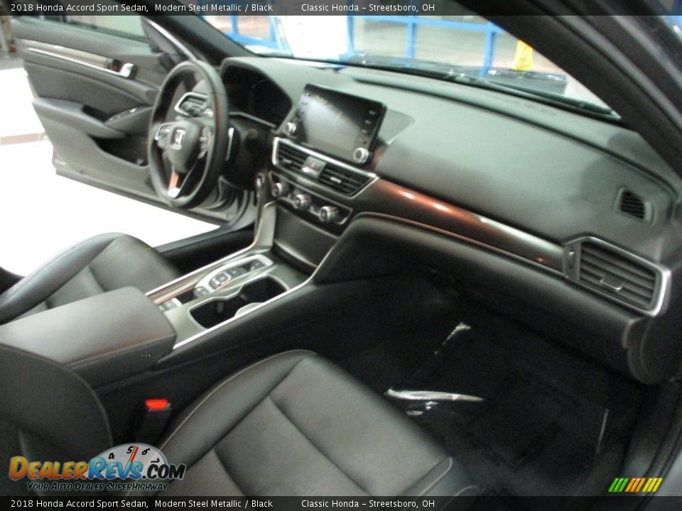 2018 Honda Accord Sport Sedan Modern Steel Metallic / Black Photo #15