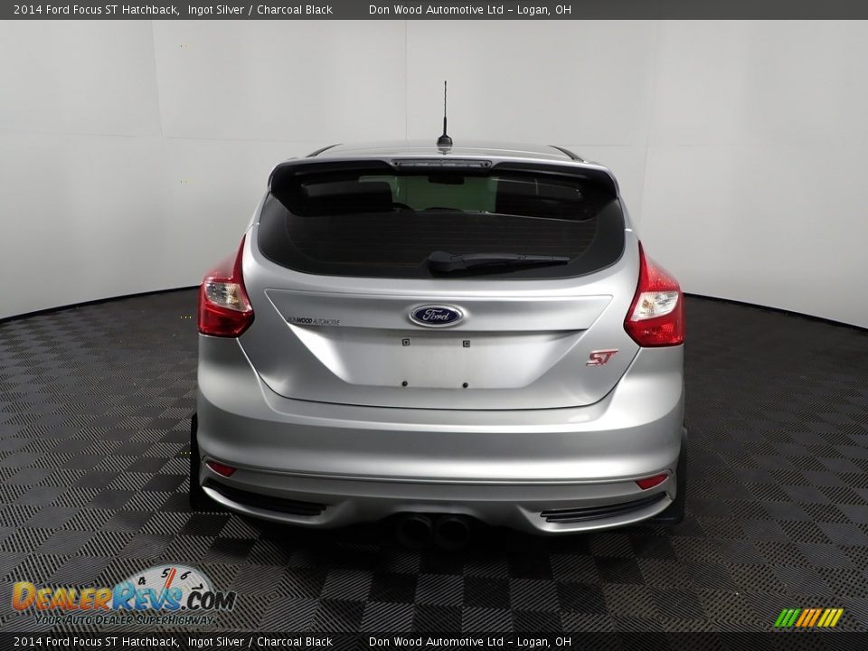 2014 Ford Focus ST Hatchback Ingot Silver / Charcoal Black Photo #10