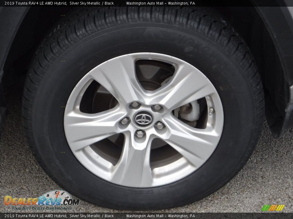 2019 Toyota RAV4 LE AWD Hybrid Wheel Photo #11