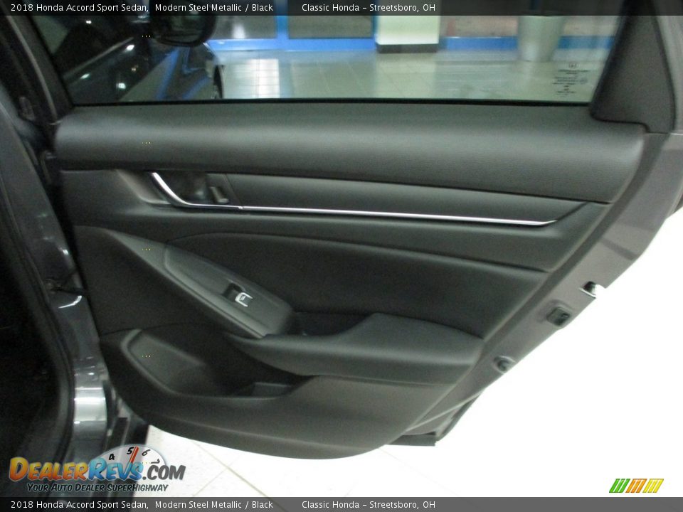 2018 Honda Accord Sport Sedan Modern Steel Metallic / Black Photo #18