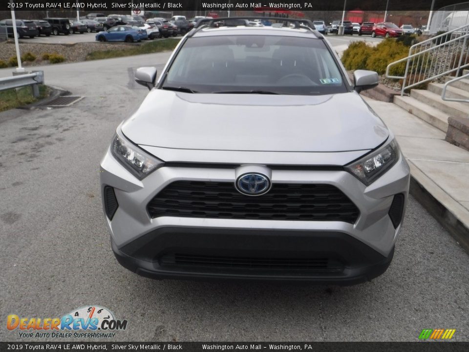 2019 Toyota RAV4 LE AWD Hybrid Silver Sky Metallic / Black Photo #12